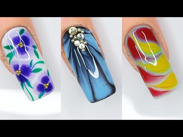 Easy Blooming Gel Nail Art Ideas | Simple Nail Art Designs  #nailart #naildesign #nailinspiration