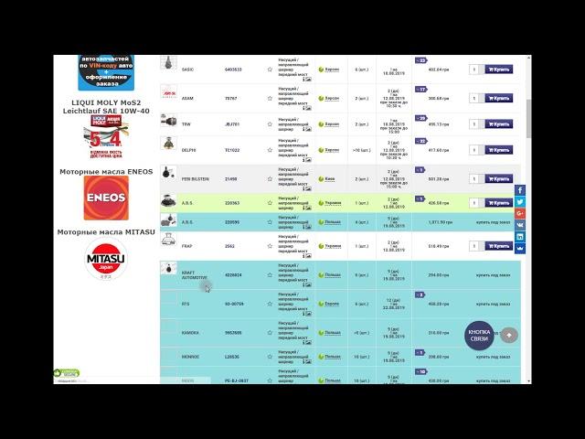 Видео обучение. Подбор автозапчастей через VIN-код автомобиля  в интернет-магазине autocity.com.ua