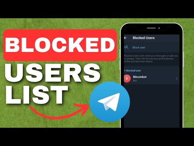 How to View Blocked Users List On Telegram