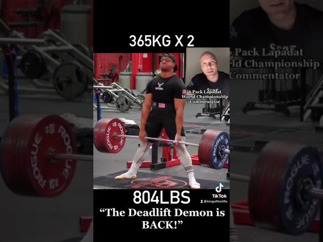 The Deadlift Demon is back!!!