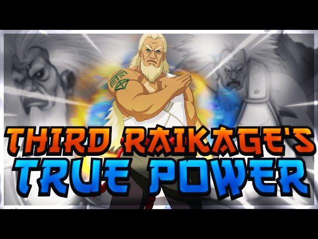 The Insane True Power Of The Third Raikage!