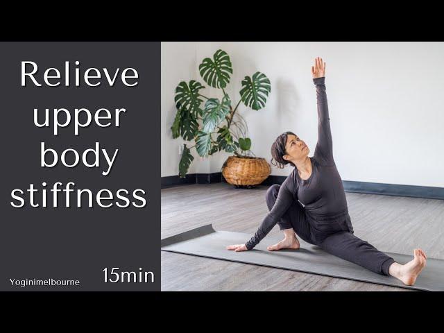 Relieve upper body stiffness | chest, shoulders & side body mobility | 15min | seated practice