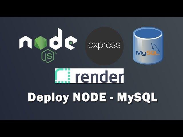 Deploy Node ExpressJS MySQL to Render