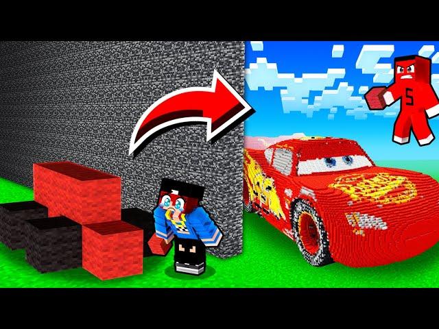 HASANI YAPI KAPIŞMASINDA ŞİMŞEK MCQUENN ile TROLLEDİM !! - Minecraft