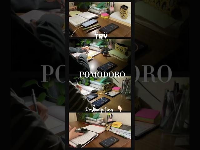 Study for hours without getting tired? #studywithme #pomodorotechnique