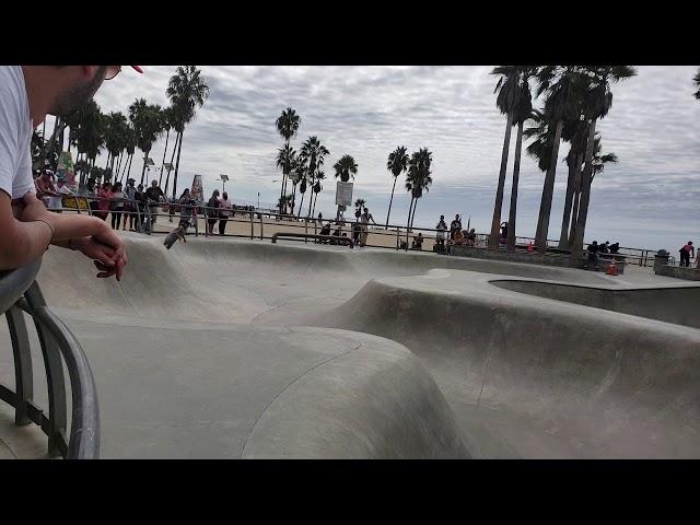 Sky Brown (10) landing a 720 skate at Venice Beach