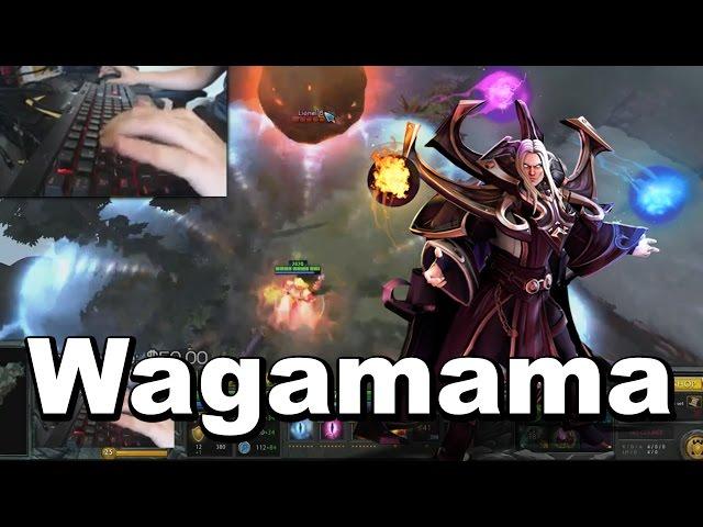 Wagamama Invoker Combo with Keyboard-POV Dota 2