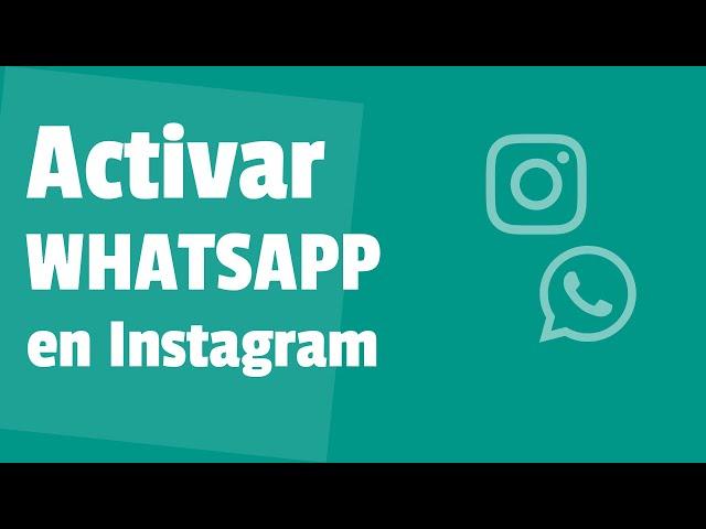  AGREGAR Botón de WHATSAPP en Instagram - (Actualizado SIN ERRORES)