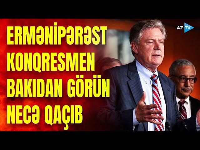 Ermənipərəst konqresmen Bakıdan üzüqara qayıtdı: bu görüşə buraxılmadı
