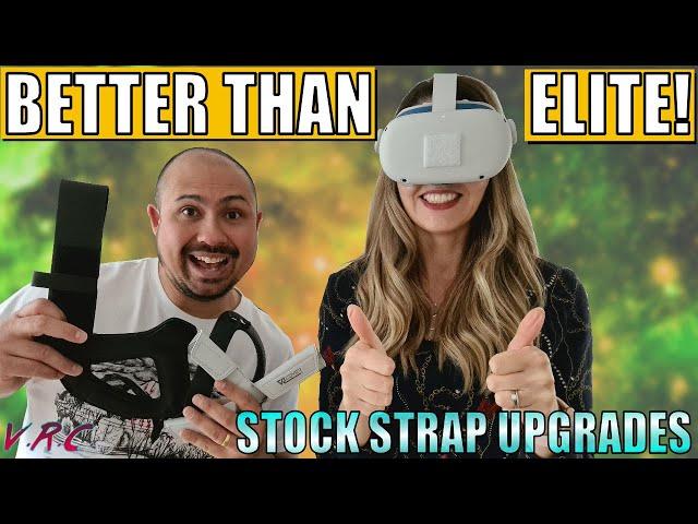 Quest 2 STOCK STRAP Upgrades - Even BETTER than the ELITE STRAP!