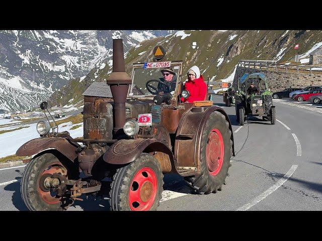 Weltmeisterfahrt 22. Oldtimer Traktor WM am Großglockner 21.09.2024 Hochkelberg TV