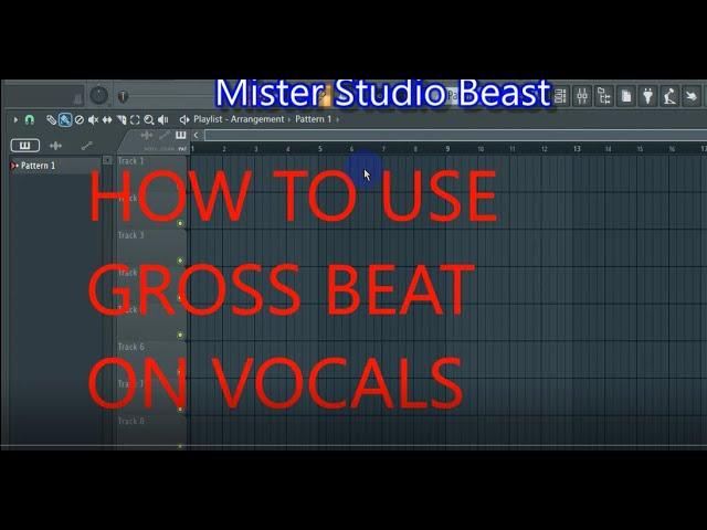 How to use Gross Beat Effect on Vocals