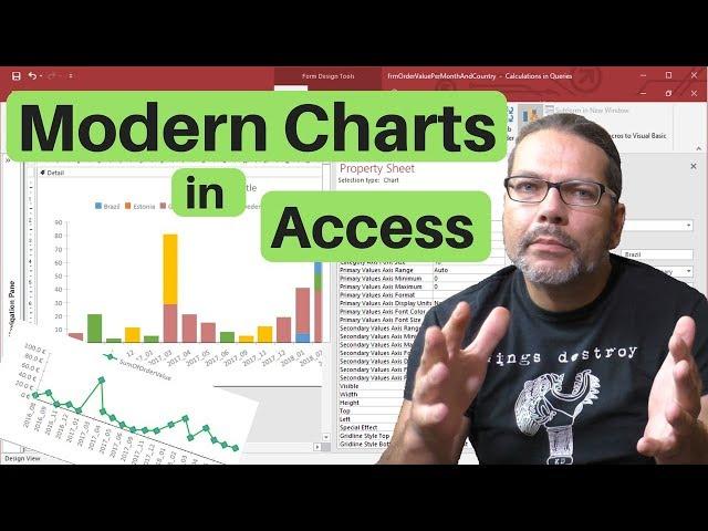 Modern Charts in Access 2019 (and 2016/O365)