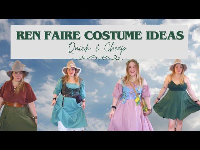 Quick & Simple Ren Faire Costumes | New & Thrifted!