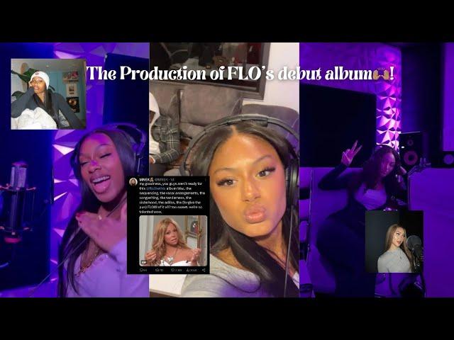 The Production Of FLO's Debut Album! [snippets of unreleased tracks, studio pics] | FLO Source