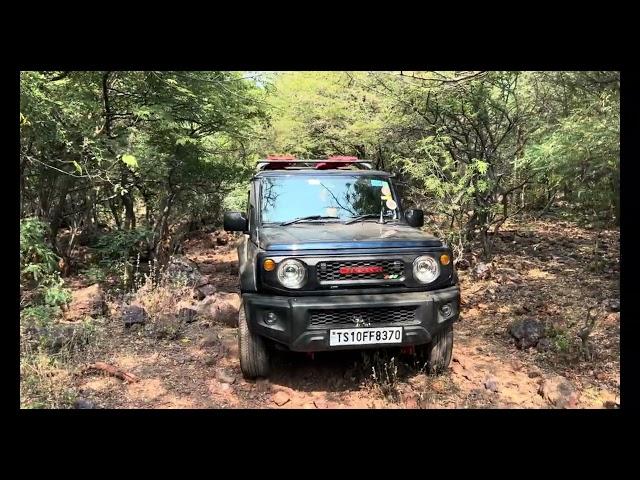 STOCK JIMNY PERFORMANCE  | EXTREME OFF-ROAD IN JUNGLE | NALLAMALLA FOREST TRAIL