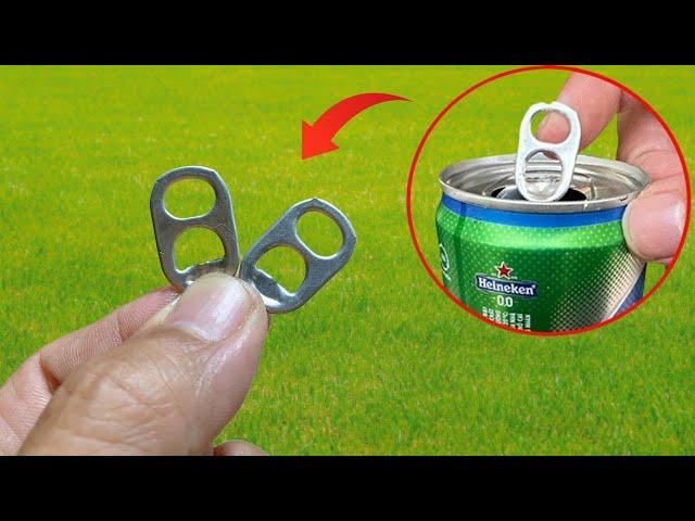 Only 1% of the world's population knows this secret of tin can lids! Great new invention