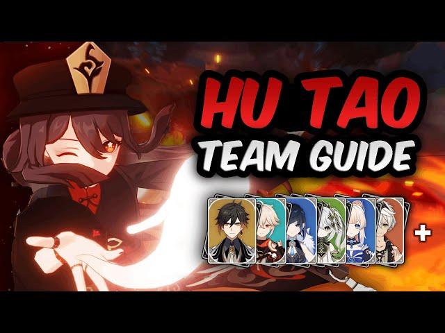 The BEST Hu Tao Teams in Genshin Impact | Vaporize, Melt, Double Hydro and more! (Hu Tao Team Guide)