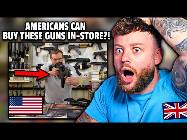 Shocked Brit Reacts to "Top 5 Guns For Home Defense"