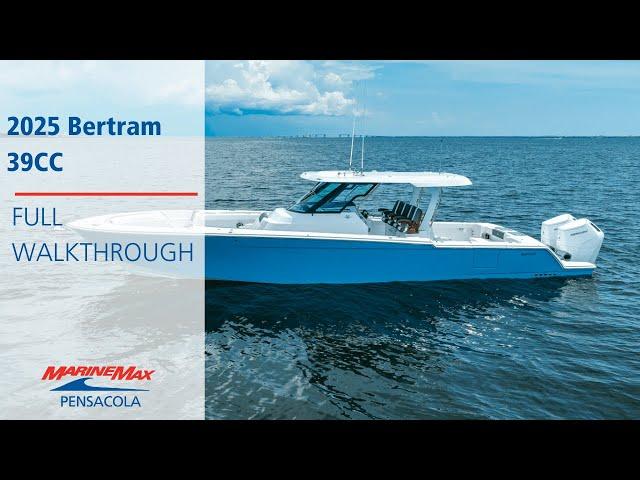 Brand New Model | 2025 Bertram 39CC Available Now at MarineMax Pensacola, FL!