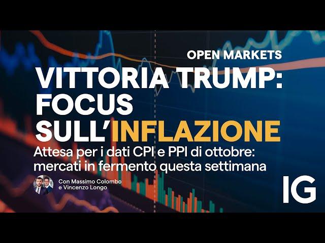 Attesa per i dati CPI di ottobre e PPI: mercati in allerta | Open Markets 11.11.2024