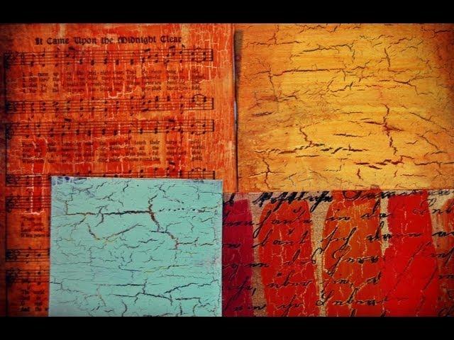 Ways to use Decoart's Weathered Wood Crackle Medium Andy Skinner