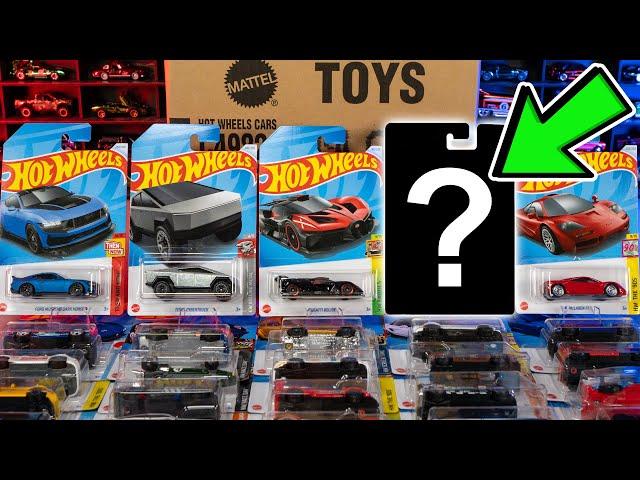 Unboxing 2024 Hot Wheels Q Case - Bugatti,CyberTruck,Mclaren F1,Dark Horse + ???