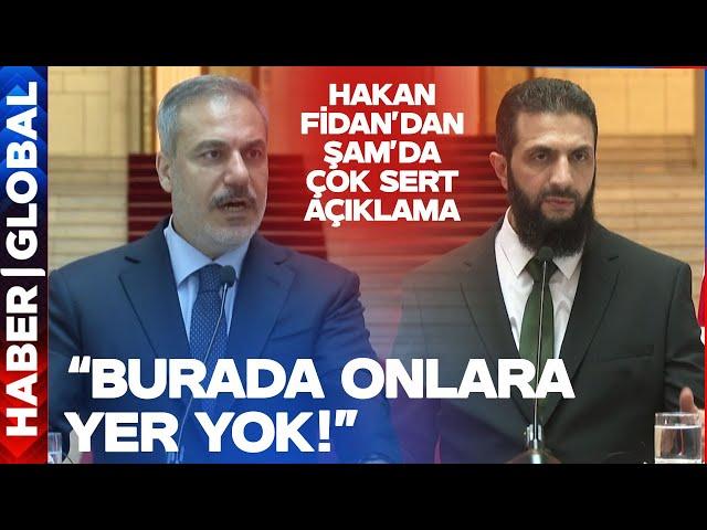 Hakan Fidan Şam'da PKK/YPG'nin Fişini Çekti! "Suriye'de Size Yer Yok"