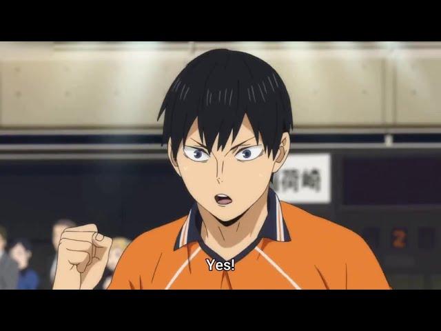 Kageyama Powerful Jump Serves Shocks Everyone:- Karasuno vs Inarizaki Haikyuu!! To The Top ep 19