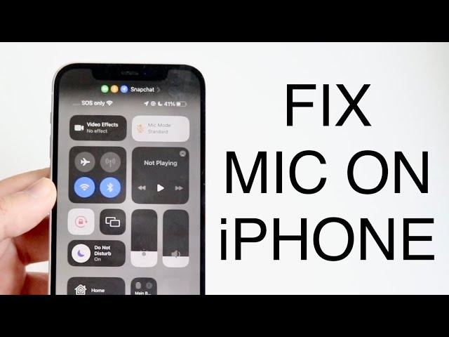 How To FIX Microphone Not Working On iPhone! (2023)