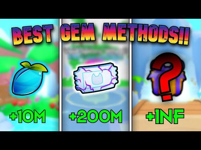 Testing *EVERY GEM METHOD* to get RICH in PET SIMULATOR 99!!