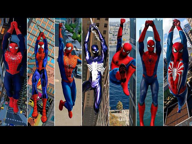 Evolution of Web Swinging in Spider-Man Games (2000 - 2024 | PS1 - PS5)