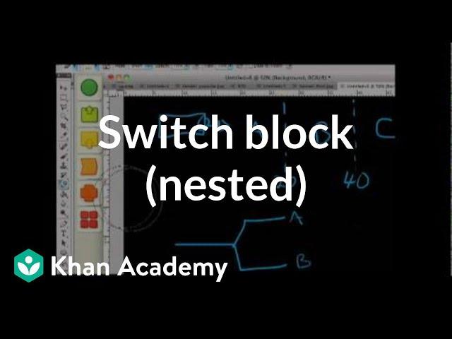 Switch block (nested) | Lego robotics | Electrical engineering | Khan Academy