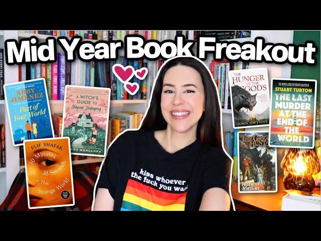 Mid Year Book Freakout 2024 || Best & worst books of the year & most anticipated new releases!