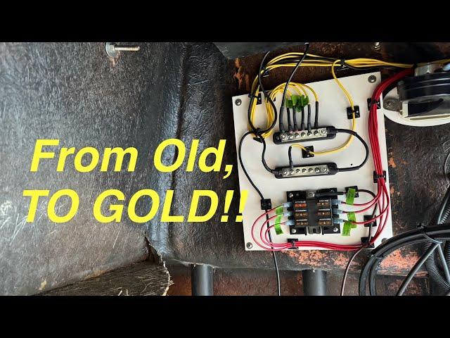 How to re-wire a 22ft boat!