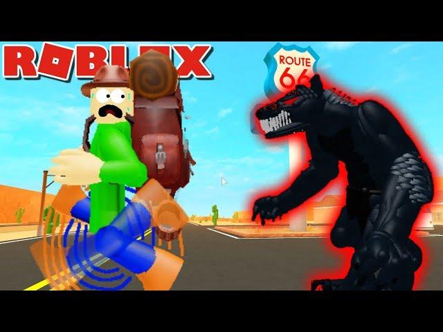 RUN BALDI! GOTTA GO FAST!! | Roblox Camping: Adventure Trip Route 66