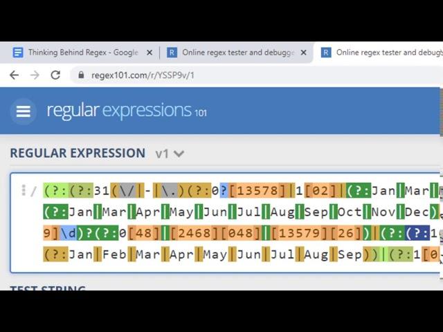 Advanced Date Matching with Regex - Including leap years