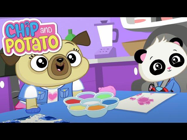 Chip and Potato | Baby Bodi's Arts & Crafts | Cartoons For Kids | Watch More on Netflix