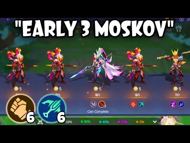 MAGIC CHESS EARLY TO LATE GAME BEST STRATEGY !! BRUISER MOSKOV !! MAGIC CHESS GO GO BEST STRATEGY