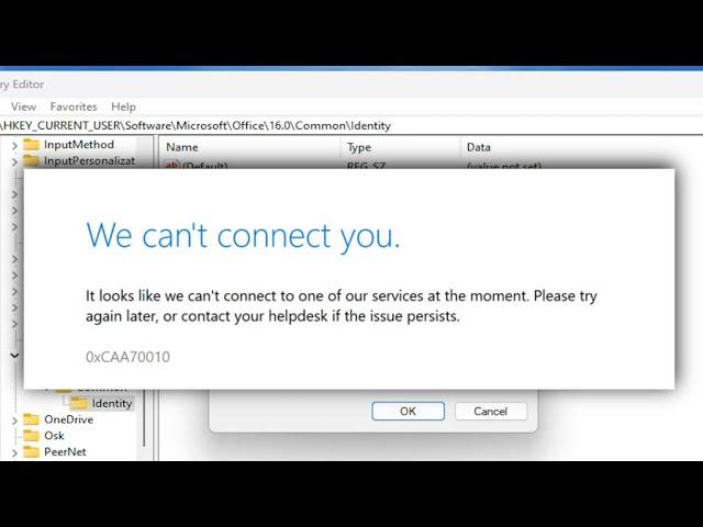 How to Fix Error “0xCAA70010” Code in Office 365 [Tutorial]