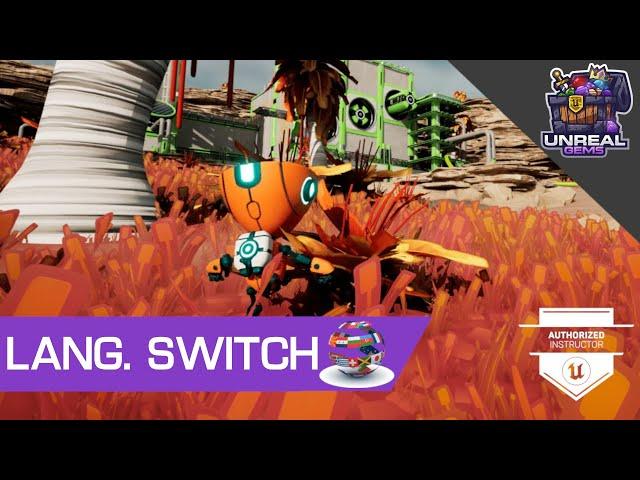 Unreal Engine Localization Language Switching #UE5 #UE4