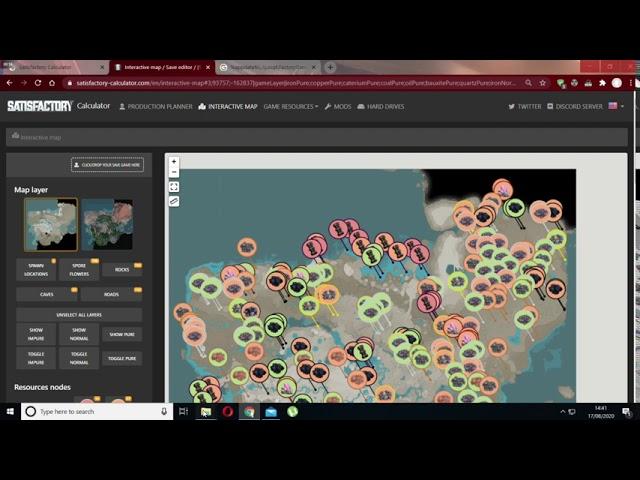 Satisfactory save editor / map / calculator