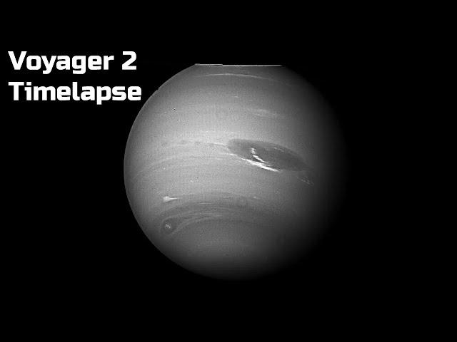 Neptune Encounter (With PWS Audio) - Voyager 2 Timelapse