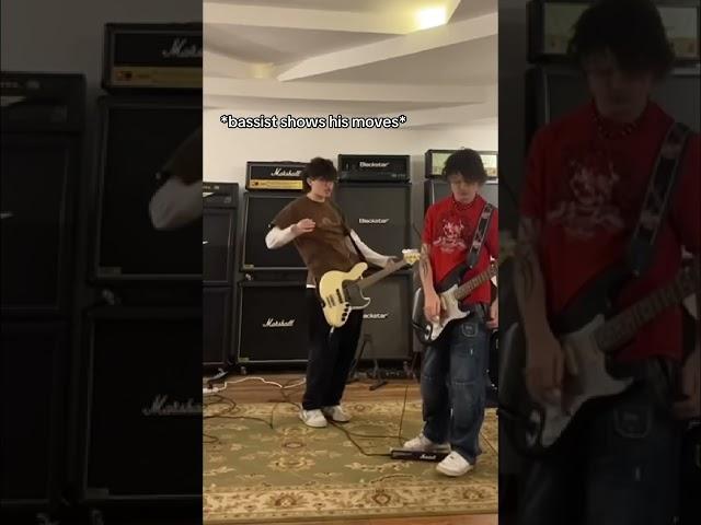 had no idea our bassist could dance… #newmusic #altmusic #2000srock