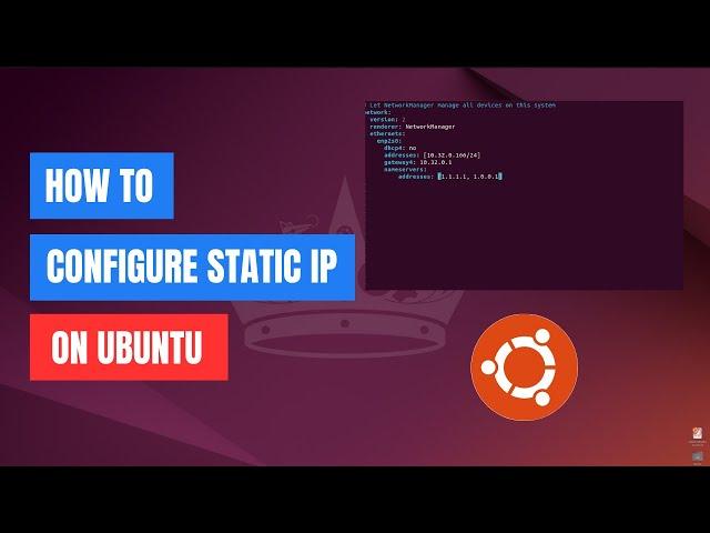 How to Configure Static IP Address on Ubuntu 22.04 | 24.04