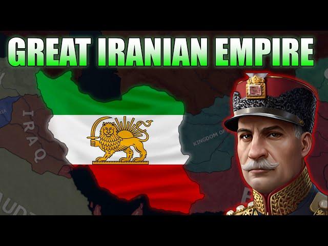 Can Shah Bring Back The EMPIRE? - HOI4 Graveyard of Empires Timelapse