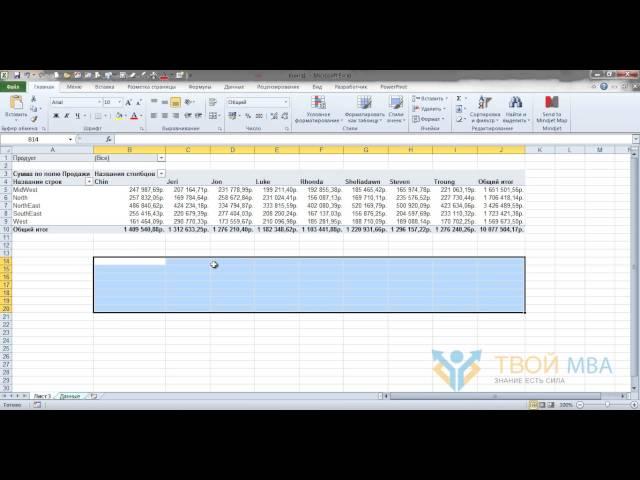 Сводные таблицы Excel: секреты и приемы работы