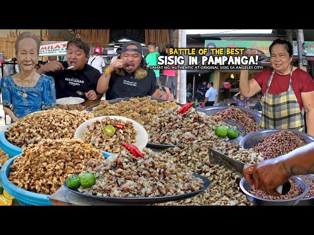 Battle of "THE BEST and ORIGINAL SISIG in PAMPANGA!" | Authentic Capampangan Sisig sa Angeles City!