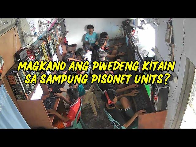 MAGKANO ANG KITA KO SA 10 PISONET UNITS?