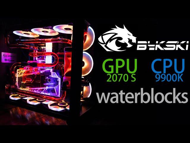 Водоблок GPU и CPU Bykski. Сборка. Тесты. [4K, 60FPS]